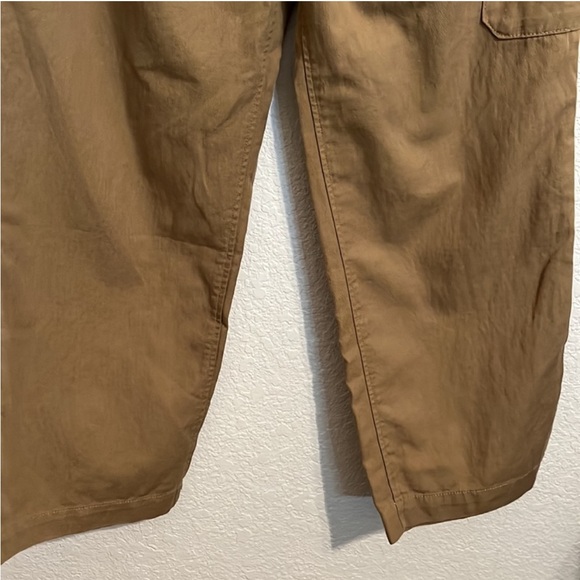 NWT Banana Republic High Rise khaki utility pants. Cotton Linen blend Sz.6S - Picture 6 of 9